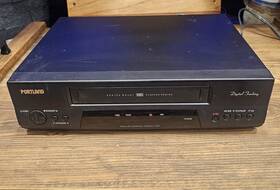 Portland Plv2010b Vintage Video Cassette Recorder Model Parts Only As Is