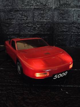 Quantum International 052157 1990 S Red Race Car Vhs Cassette Tape Rewinder