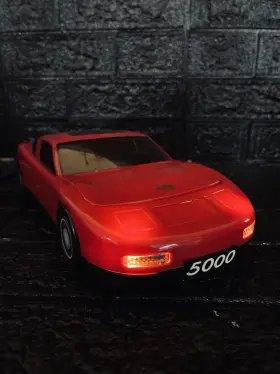 052157 Quantum International 1990 S Red Race Car Vhs Cassette Tape Rewinder