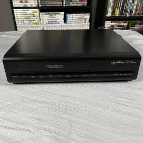 Vh400 Quasar 4 Head Vhs Vcr Player No Remote Tested Works