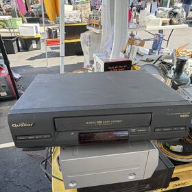 Quasar Vh435 Vhs Vcr 4-head Hi-fi Stereo Video Cassette Recorder