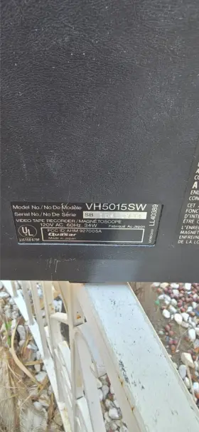 Vh5020rw Quasar Vintage Video Cassette Recorder Untested Parts/repair