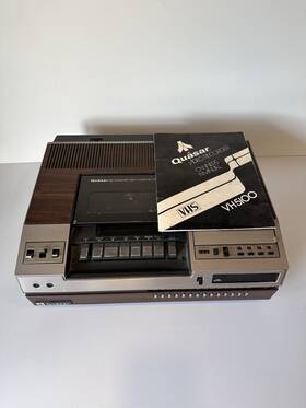 Quasar Vh5100 Vintage Vhs Vcr Player Made In Japan - Tested Video With Manual