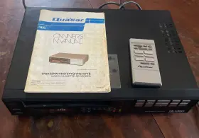 Vh5157ye Quasar Vintage Video Cassette Recorder Vhs Vcr With Remote And Manual Vh5157ye Quasar Vintage Video Cassette Recorder Vhs Vcr With Remote And Manual