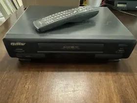 Vhq-45 Quasar Vhs Vcr With Remote Tested Works