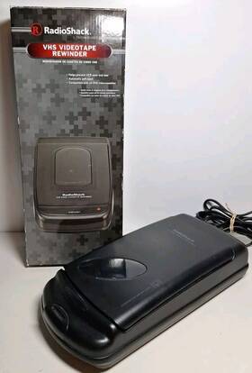 Radioshack 4400314 Radio Shack Vhs Videotape Cassette Vcr Tape Rewinder Box Has Wear