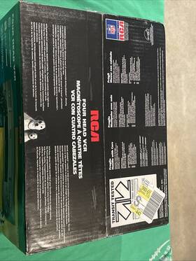 Rca 033280806 Vcr Model Vr555 New In The Box Rare Unused Unit Vhs Player With Remote