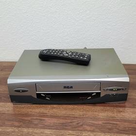 Rca 034909021132 Vr355 4-head Vcr Plus Vhs Tape Player Recorder With Remote Tested Works