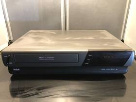 Rca 658hf Hi-fi Stereo 4 Head Vhs Home Theater Series Vcr #vr658hf Tested No Remote