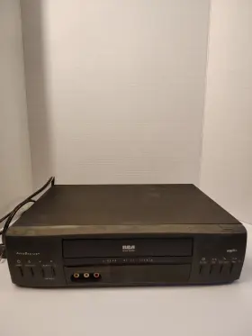 843750793 Rca Accusearch 4-head Vcr Vhs Player Works Needs Repair Eats Tapes