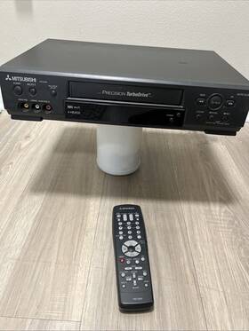 Rca Hs-u448 Vhs Tape Casette Player Recorder Remote Working Free Shipping