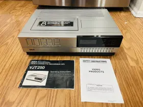 Vjt250 Rca Selectavision Vintage Japan Vcr With Manual - Needs Belts Replaced