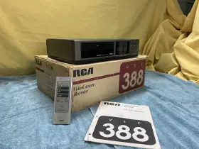 Vlt-388 Rca Selectavision Vcr In Box -w- Remote For Repair Very Rare