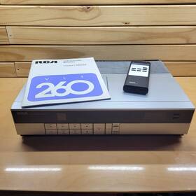 Rca Vlt260 Vintage Vlt-260 Selectavision Vcr Video Recorder Vhs With Remote And Manual