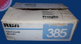 Rca Vmt385 Original Video Cassette Recorder Player Empty Box Only - No Vcr