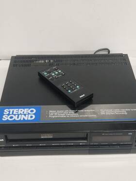 Rca Vpt296 Hq Video Cassette Recorder With Remote Untested