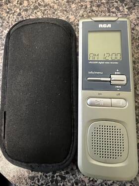 Rca Vr-5330r-b Voice Digital Recording
