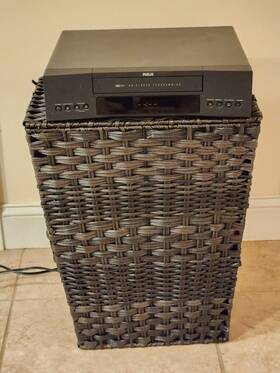 Rca Vr339 Vhs 4 Head Vcr Player Black Tested And Works No Remote