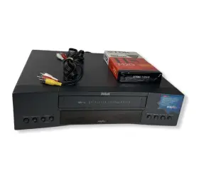 Vr348 Rca Video Cassette Recorder Tested Works No Remote With Cables And Tape