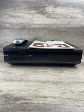 Vr451 Rca Rare Vintage 1980s Vcr With Remote Manual - For Parts / Repair