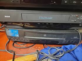 Rca Vr501a Vcr Model 4-head And Ge Vg4062 Vhs Players No Remote