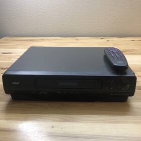 Rca Vr502 Vintage Vcr Player 4 Head Video System Tested Working With Remote