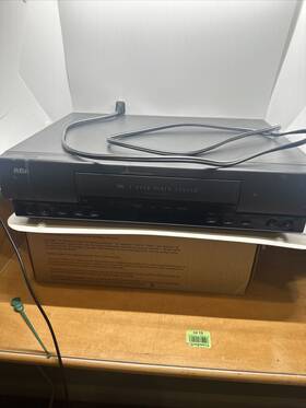 Rca Vr508 Vcr Vhs Player 4 Head Hi-fi Tested And Working Vintage