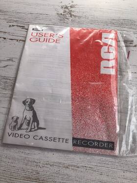 Rca Vr509 Stereo Vhs Vcr Video Cassette Player Manual Only