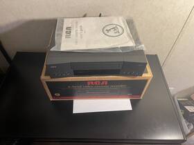 Rca Vr518 Vhs Player Clean/working With Original And Manual No Remote