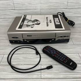Rca Vr556 Vcr Video Cassette Recorder Player 4-head No Remote And Manual Tested
