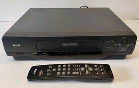 Rca Vr601ahf Vhs Vcr Player With Remote Tested-very Nice