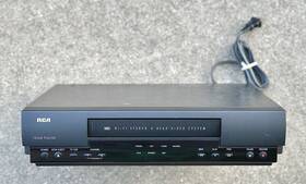 Rca Vr603ahf Vhs Vcr Recorder Player 4 Head Tested And Working No Remote