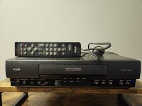 Rca Vr603hf Vcr Vhs Player Recorder 4 Head Hi-fi Stereo With Remote Tested
