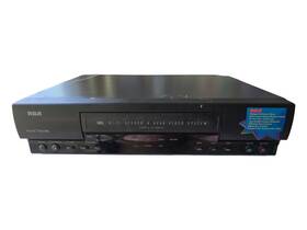 Rca Vr605hf 4 Head Home Theatre Vcr Hi-fi Stereo No Remote Tested/works Great