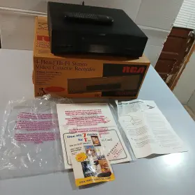 Vr609hf Rca 4 Head Hifi Stereo Vcr Vhs Player Tested Works Without Riginal Box/remote