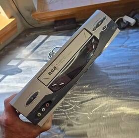 Rca Vr611hf Vcr/vhs Player Tested Working Model Four Head Hi-fi
