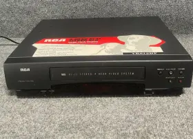 Vr613hf Rca Vhs Hi-fi Stereo 4 Head Video Cassette Recorder Player Without Remote