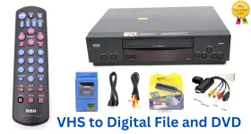 Vr6311hf Rca Vcr Vhs Player Converts To Digital File By Usb 2.0 Capture Converter