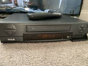 Rca Vr681vf Vintage Vhs 4 Head Video System With Remote Tested Works