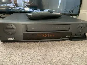 Vr681vf Rca Vintage Vhs 4 Head Video System With Remote Tested Works