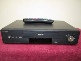 Rca Vr694hf Vhs Vcr Video Cassette Recorder Working With Remote Cleaned And Tested
