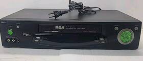 Rca Vr702hf Vhs Vcr Player Hi-fi Plus Silver Accusearch 4 Head No Remote