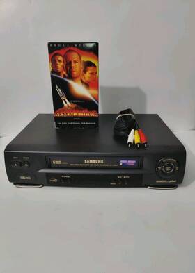 Samsung 61bk400385x/xap Sv-c100up Vcr Vhs Player 6 Head Diamond Plus Rare Fast Shipping