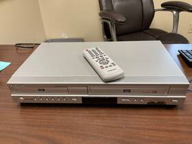Samsung Dvd-v4600a Dvd Vhs Combo Player Silver Vcr Bonus Dvd-both Sides Work