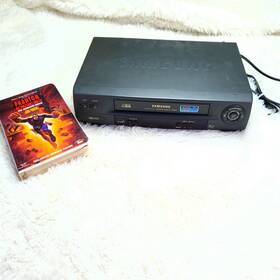 Samsung Lr38329 Vcr Vhs Hq 4 Head Hi-fi Stereo Energy Plug And Play Record Auto