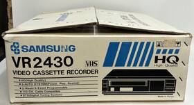 Samsung Vr2430 Video Vhs Vcr Ntsc New Old Stock Cassette Recorder Model