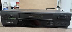 Samsung Vr3705 Vcr Vhs Video Cassette Player Recorder Tested Works No Remote