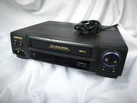 Samsung Vr5707 Y2k Hi-fi 4 Head Vcr Player Cassette Recorder Powers As Is Read
