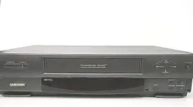 Vr5805 Samsung Vhs Player Recorder Vcr 4-head Diamond Head Tested No Remote