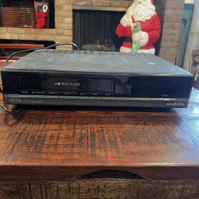 Vr5901 Samsung Vhs Vcr Player 4-head Hq Auto Head Cleaner Video Cassette Record